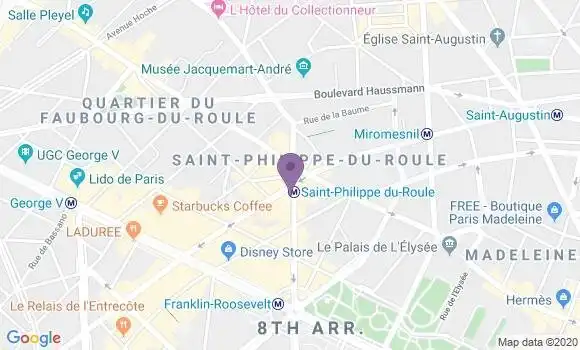Localisation Mtre Friedel Evelyne