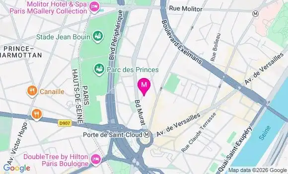 Localisation Mtre Saavedra Eymer