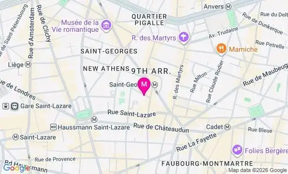 Localisation Mtre Gagny Augustin