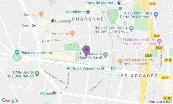 Localisation Mtre Funes Jacques