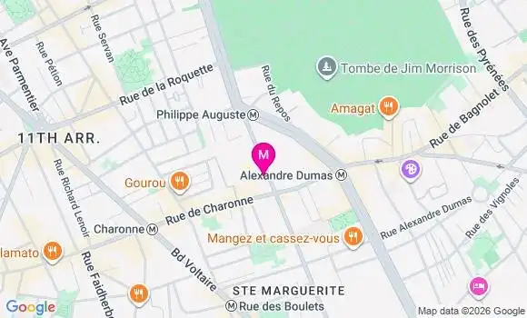Localisation Mtre Maurin Marianne
