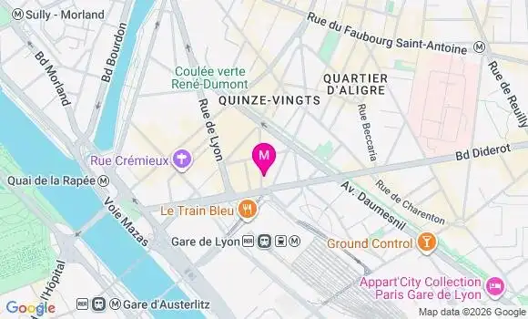 Localisation Mtre Ligny Victoria