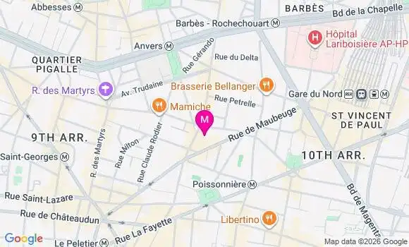 Localisation Mtre Petit Laurianne