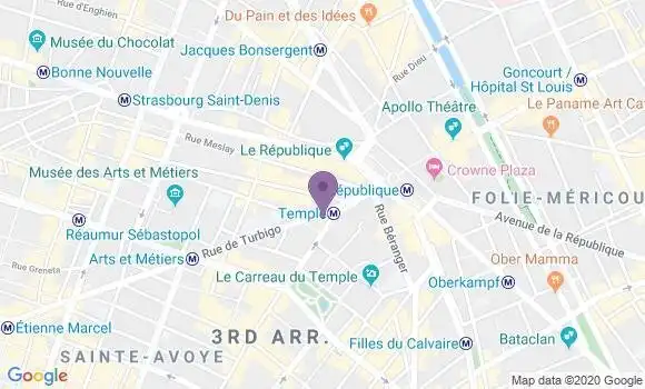 Localisation Mtre Chassin François
