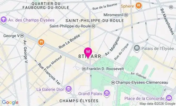 Localisation Mtre Audinet Guillaume