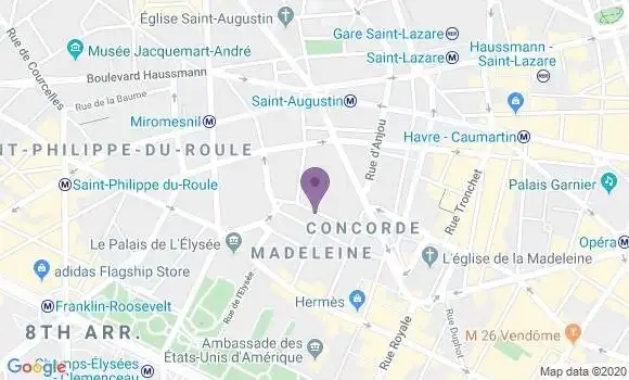 Localisation Mtre Chastant Morand Marie Christine