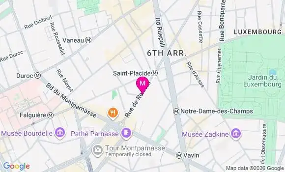 Localisation Mtre Goater Sandrine