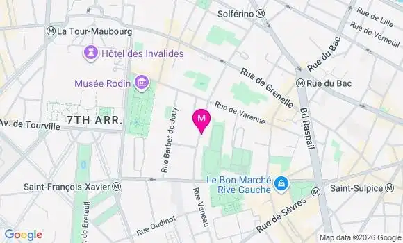 Localisation Mtre Yvernat Julie