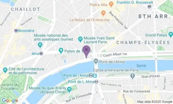Localisation Mtre Gandin Murielle
