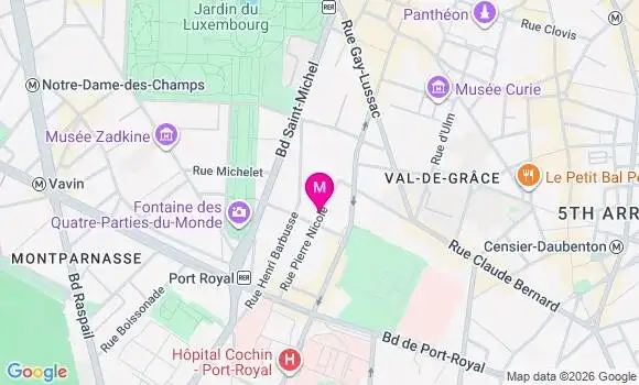 Localisation Mtre Lamarque Daniele