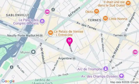 Localisation Mtre Keller Ashley