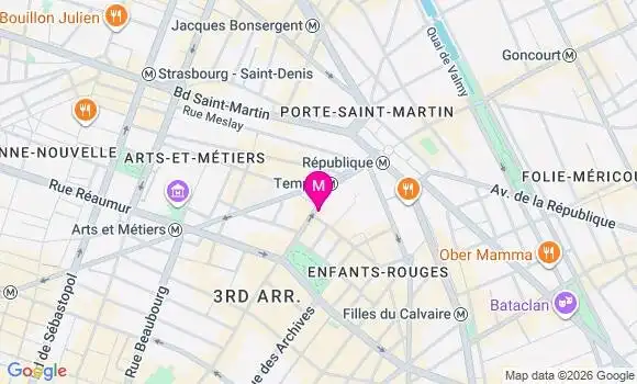 Localisation Mtre David Marie