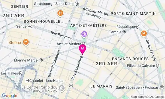 Localisation Mtre Fournier Camille