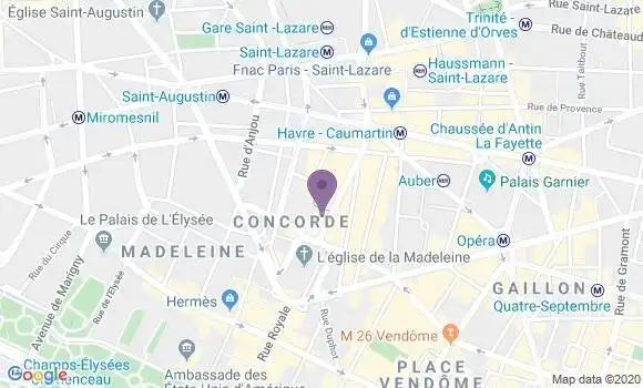 Localisation Mtre Garac Florise