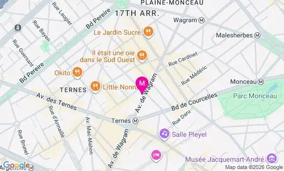 Localisation Mtre Nizon Coralie