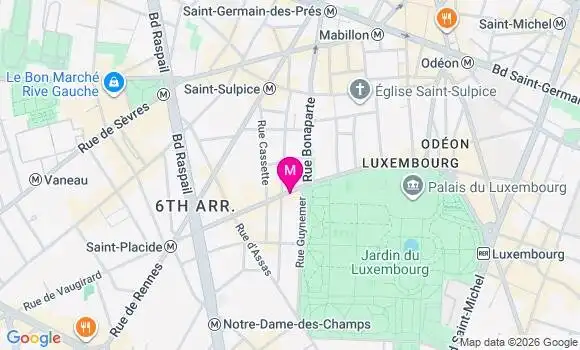 Localisation Mtre M
