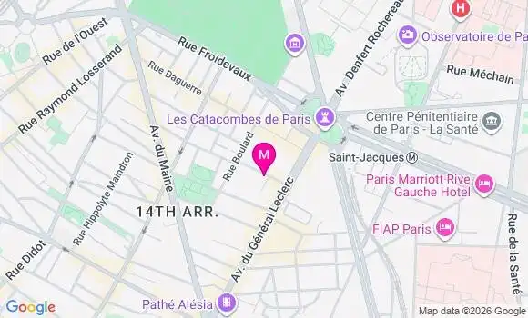 Localisation Mtre Beaujard Sarah