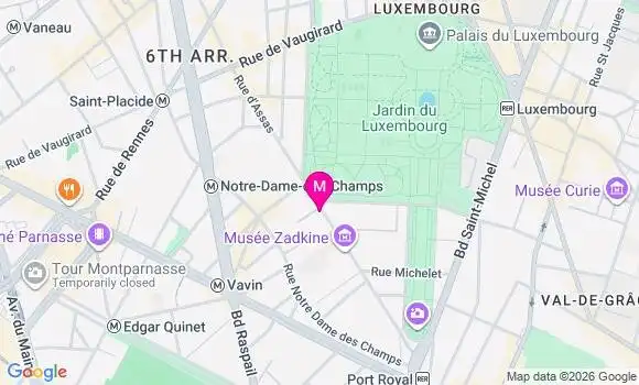 Localisation Mtre Ben Zarrou Sarah