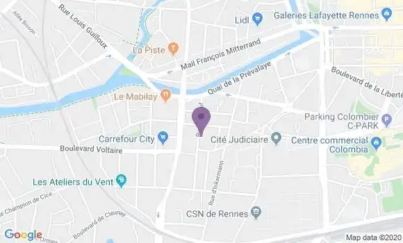 Localisation Mtre Garnier Charlotte