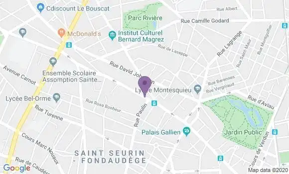 Localisation Mtre Thiery Delphine