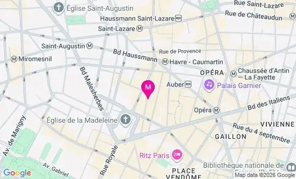 Localisation Mtre Binet Mathilde