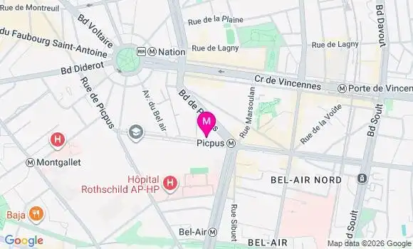 Localisation Mtre Beaugrand Anna