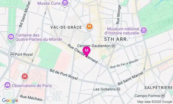 Localisation Mtre Boudot Baptiste