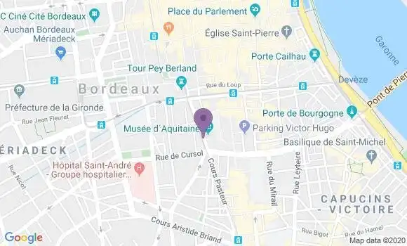 Localisation Mtre Vincens Jacques