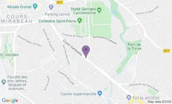 Localisation Mtre Dufau Anne