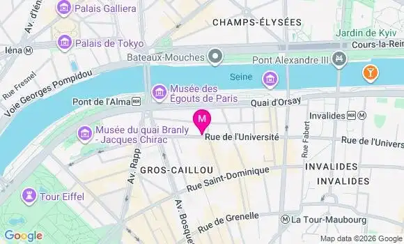 Localisation Mtre Gauthier Delmas Paul Emile
