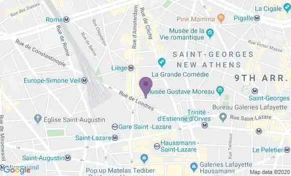 Localisation Mtre Gaudet Richard