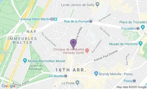 Localisation Mtre Gaudilliere Florence