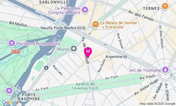 Localisation Mtre Sebban Eva