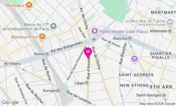 Localisation Mtre Rovel Perrine