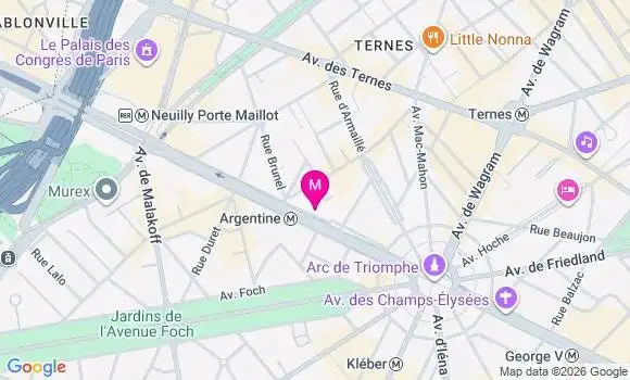 Localisation Mtre Laubert Pauline