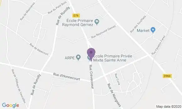 Localisation Mtre Maenhout Caroline