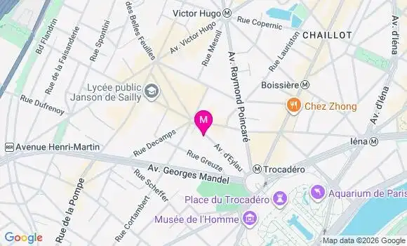 Localisation Mtre Chahine Daad