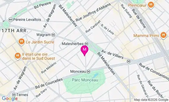 Localisation Mtre Caja Fanny