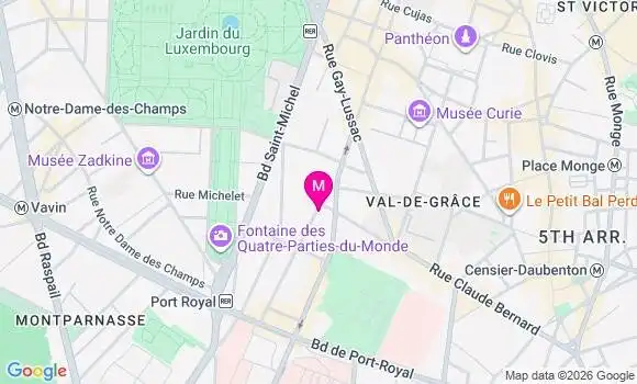 Localisation Mtre Cooper Carine