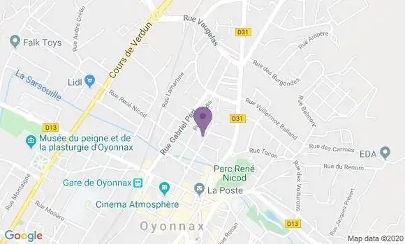 Localisation Mtre Bergeron Pierre