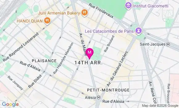 Localisation Mtre Algrain Lou