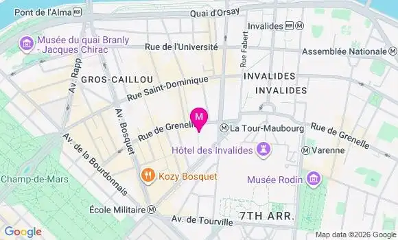 Localisation Mtre Vallot Alix