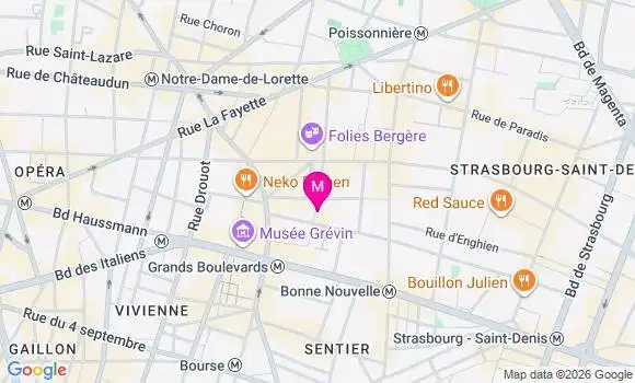 Localisation Mtre Commin Virginie