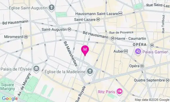 Localisation Mtre Chadanian Quentin