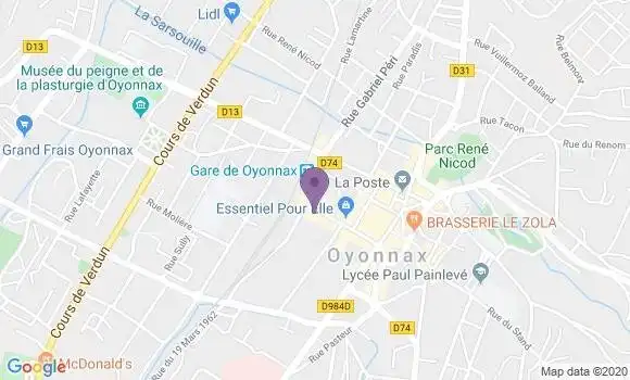Localisation Mtre Chourlin Olivier