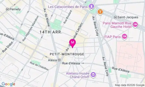 Localisation Mtre Corbier Alicia
