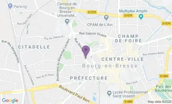 Localisation Mtre Debourg Séverine