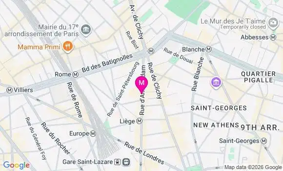 Localisation Mtre Besland Charlotte
