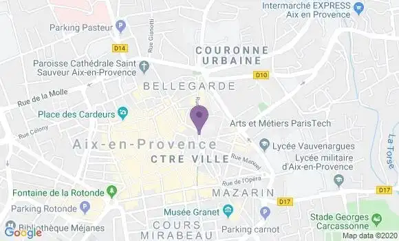 Localisation Mtre Ernandes Laurent