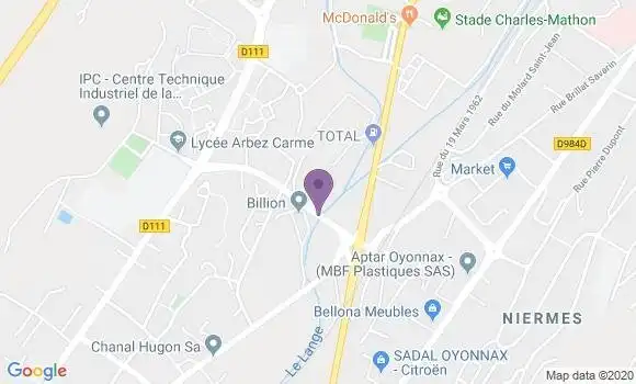 Localisation Mtre Fayan Roux Frédéric
